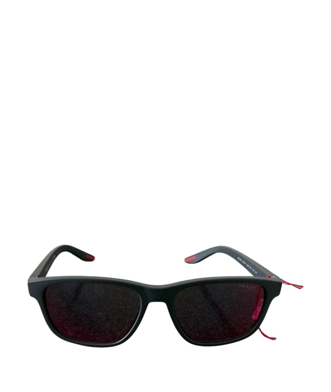 PRADA Серые пластиковые солнцезащитные очки, фото 1