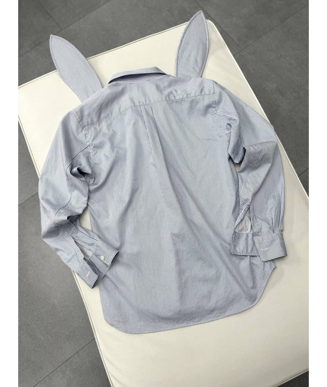 COMME DES GARÇONS SHIRT Голубая хлопковая рубашка, фото 5