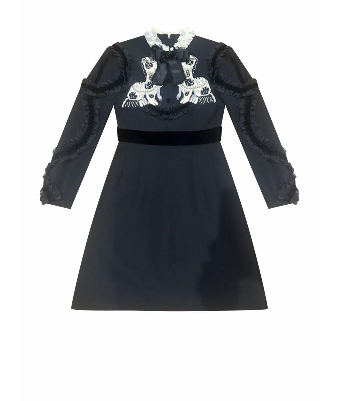 GUCCI Черное коктейльное платье, фото 1