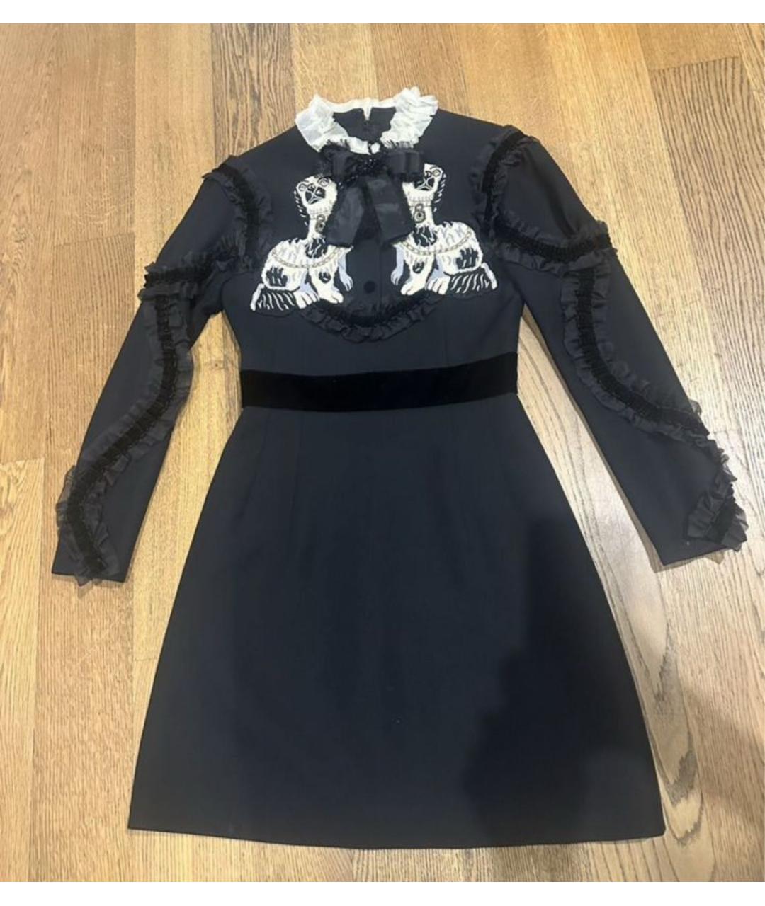 GUCCI Черное коктейльное платье, фото 3