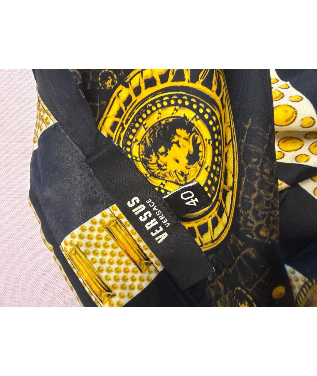 VERSUS VERSACE Черная хлопковая рубашка, фото 3