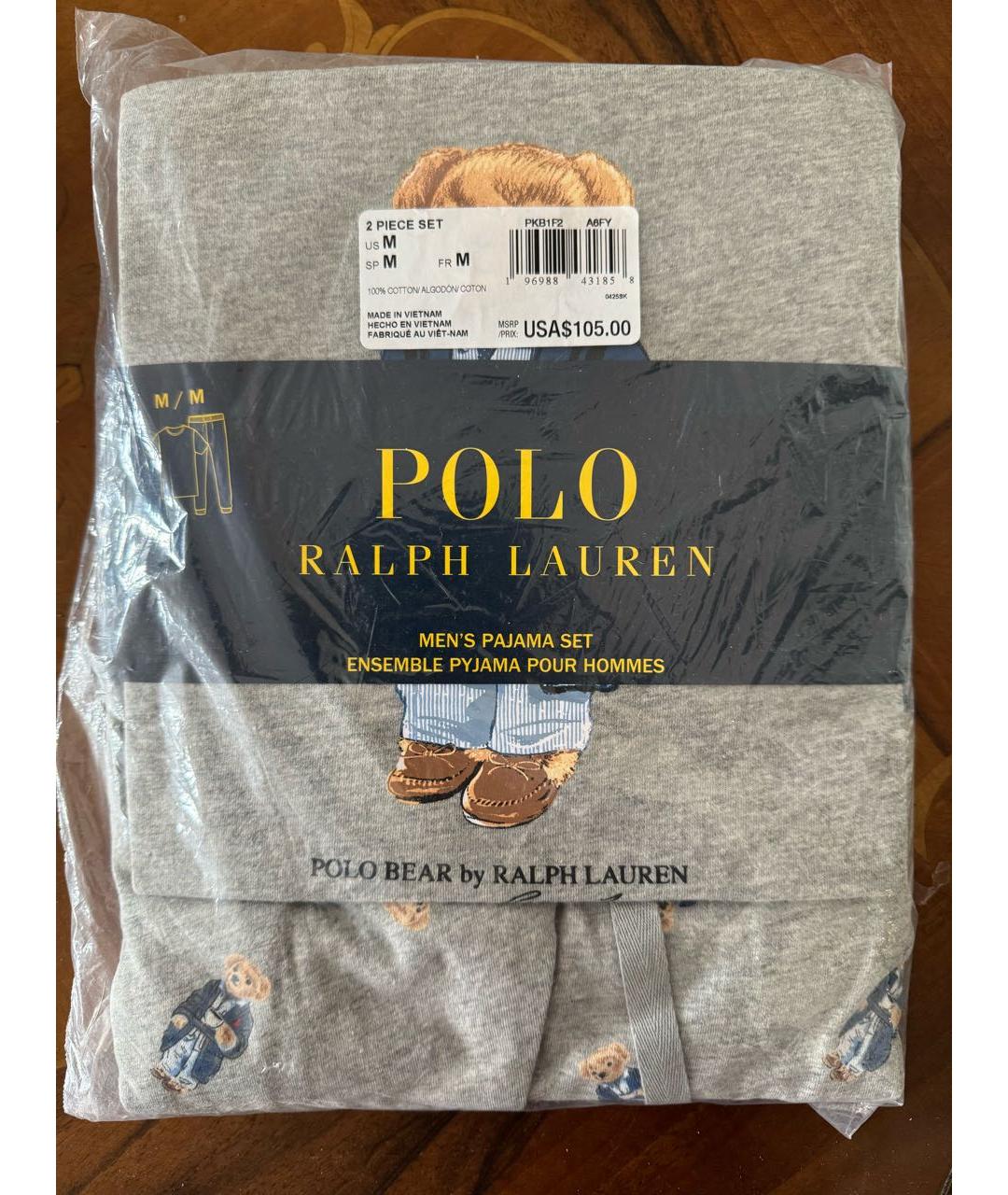 POLO RALPH LAUREN Серая пижама, фото 4