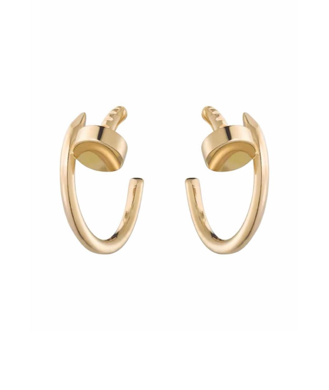 CARTIER Золотые серьги из желтого золота, фото 1