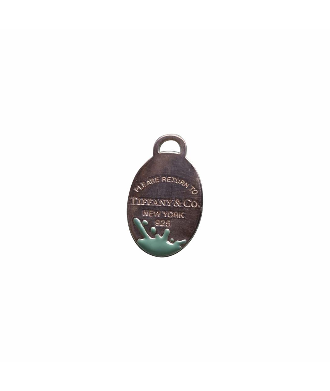 TIFFANY&CO Бирюзовый серебряный кулон, фото 1