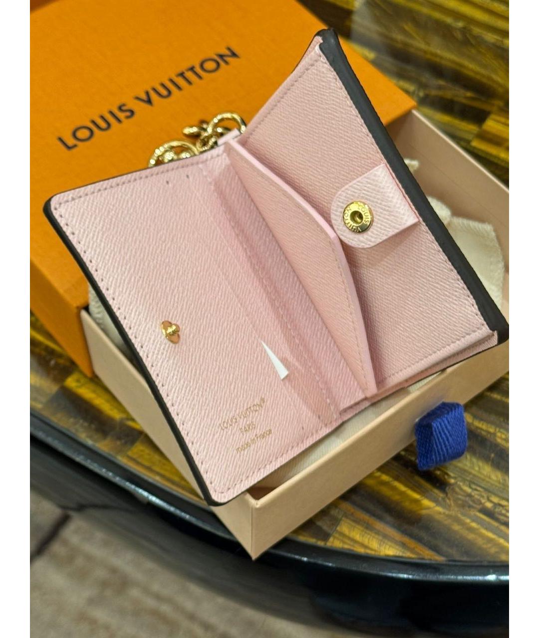 LOUIS VUITTON Коричневый кошелек, фото 2