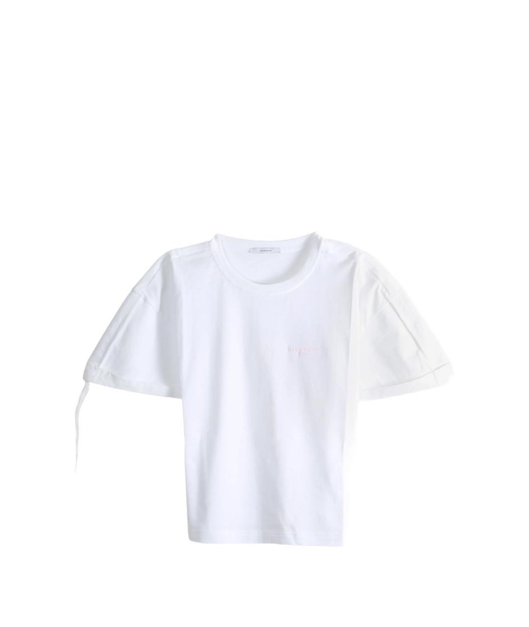 GIVENCHY Белая хлопковая футболка, фото 1
