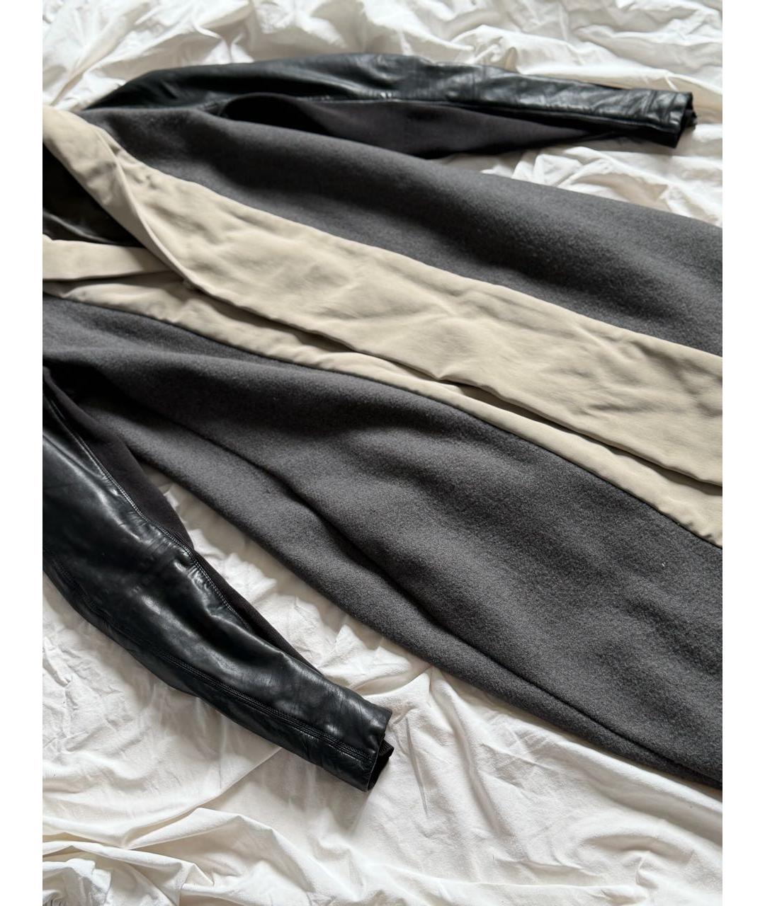 RICK OWENS Серое пальто, фото 4