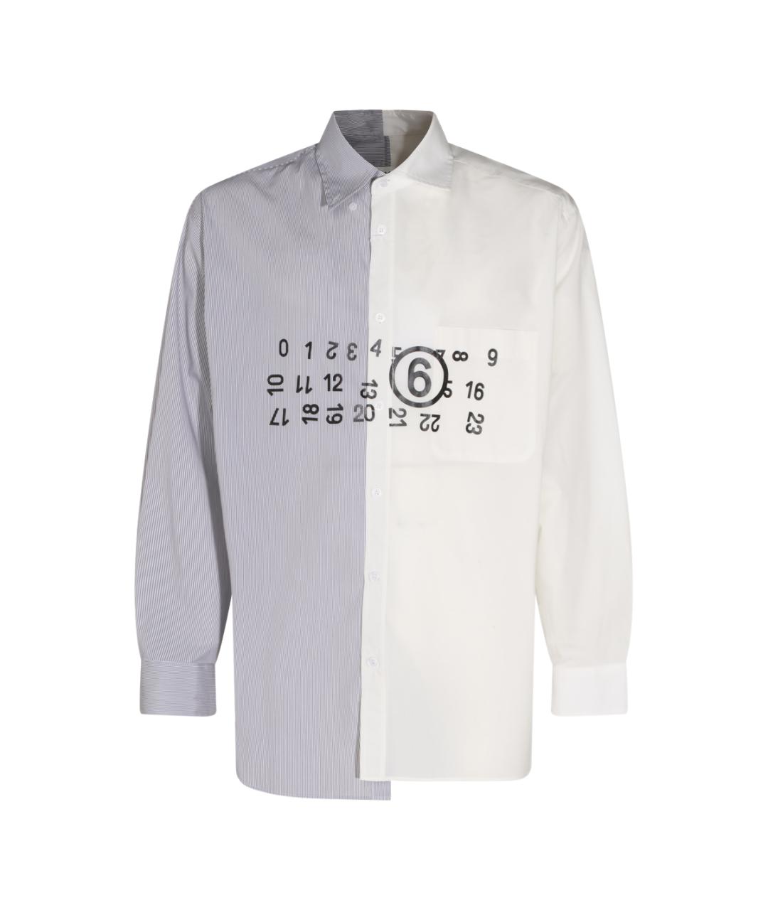 MM6 MAISON MARGIELA Мульти классическая рубашка, фото 1