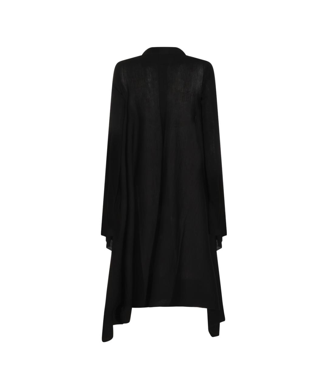 RICK OWENS Черный шерстяной кардиган, фото 2