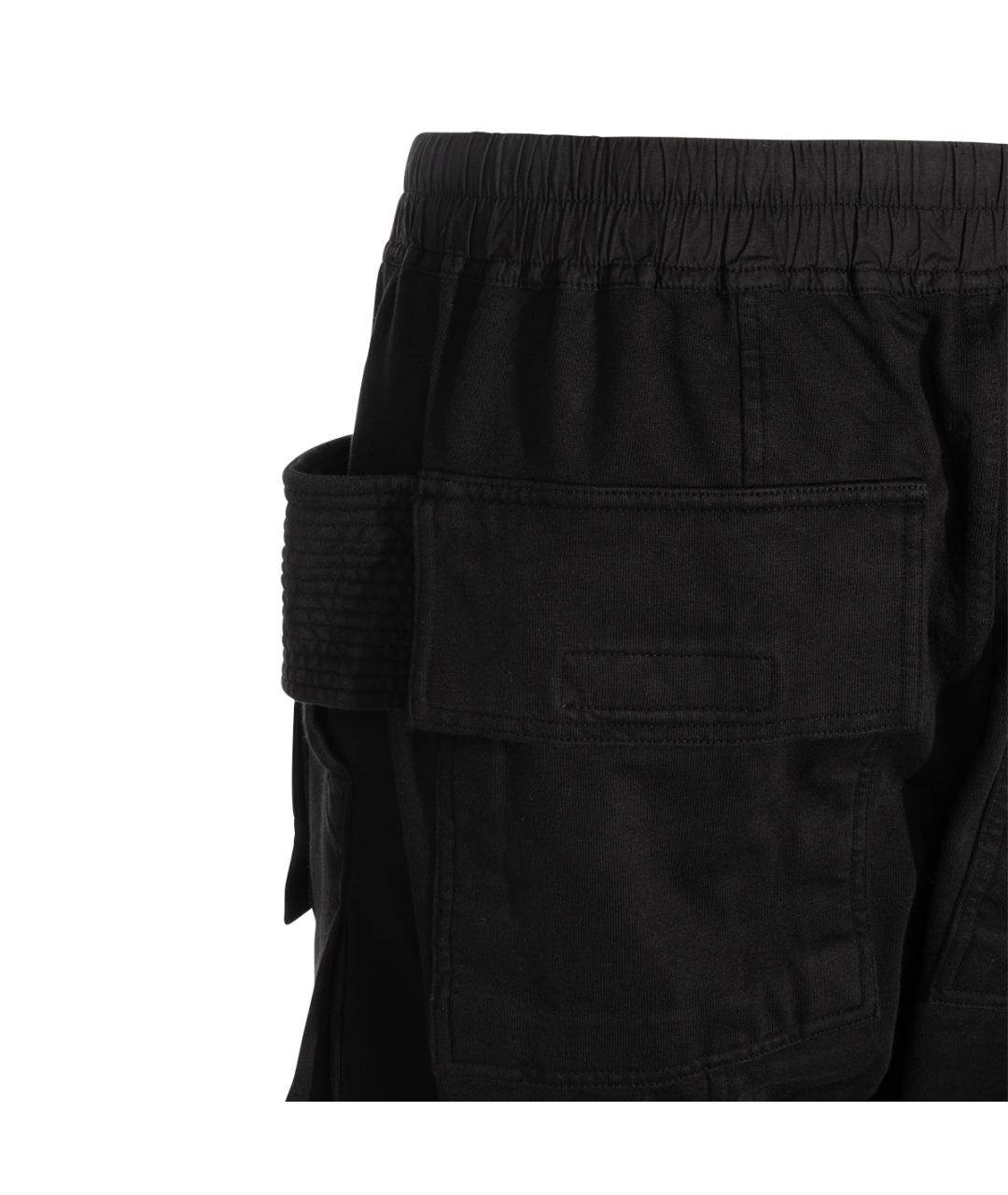 RICK OWENS DRKSHDW Черные хлопковые повседневные брюки, фото 4