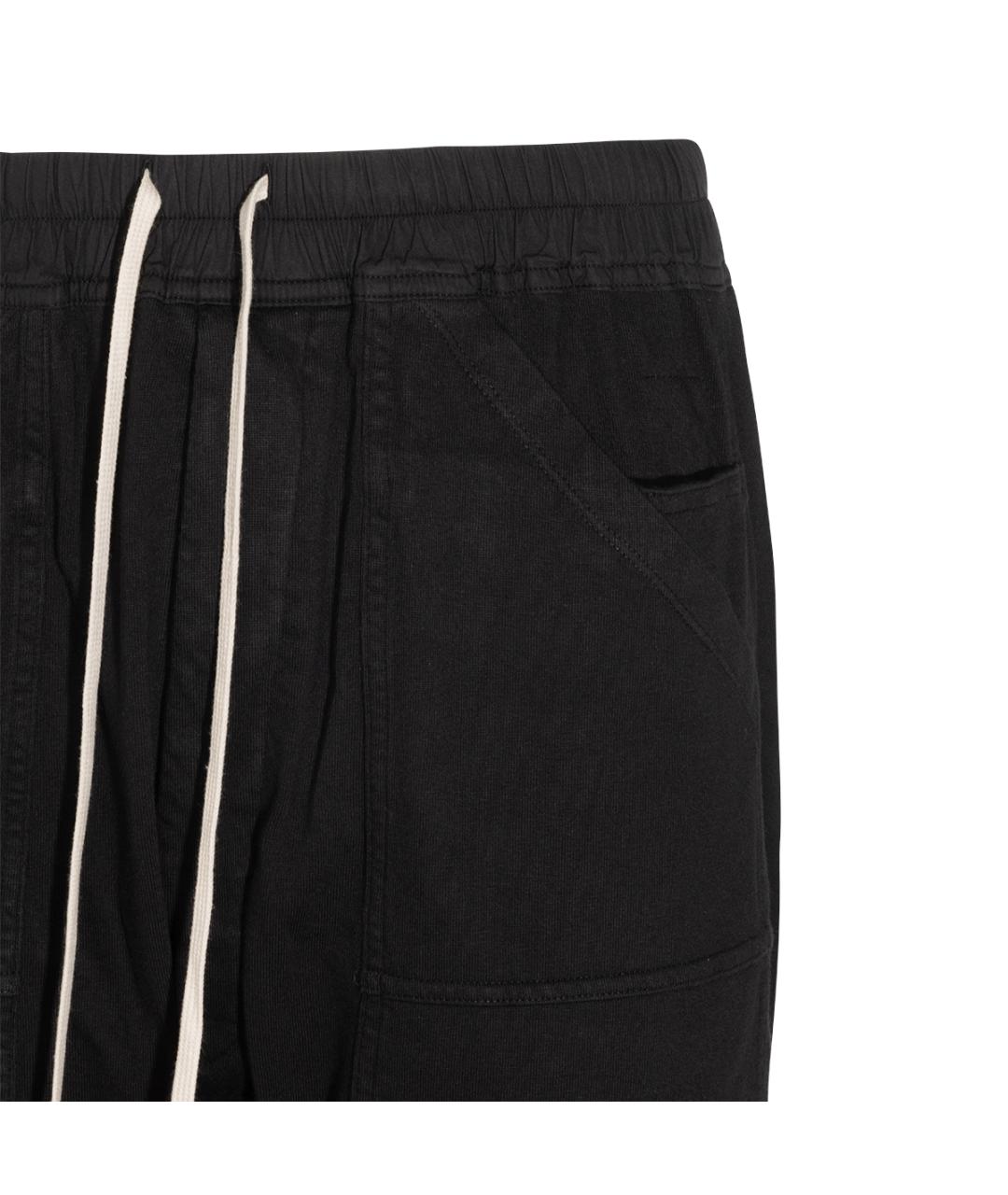RICK OWENS DRKSHDW Черные хлопковые повседневные брюки, фото 3