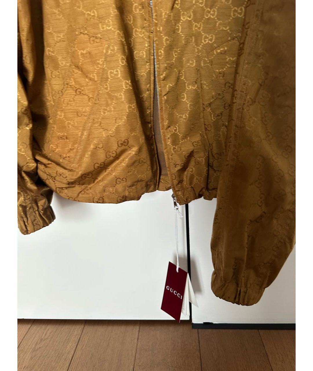 GUCCI Горчичная куртка, фото 4
