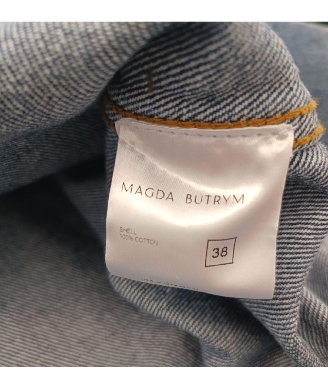 MAGDA BUTRYM Голубая хлопковая рубашка, фото 4