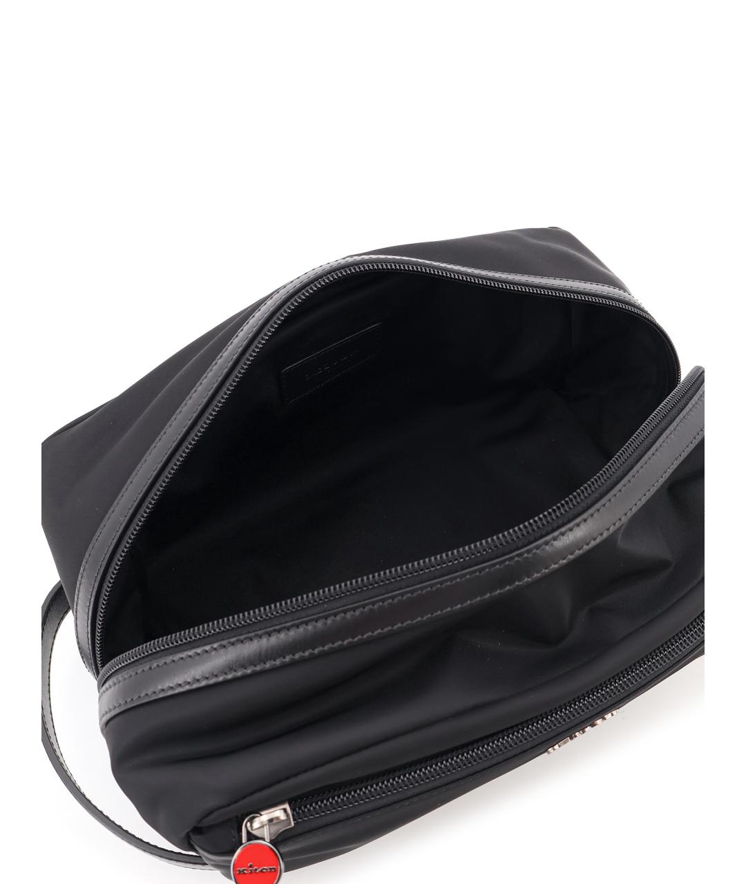 KITON Черная косметичка, фото 4