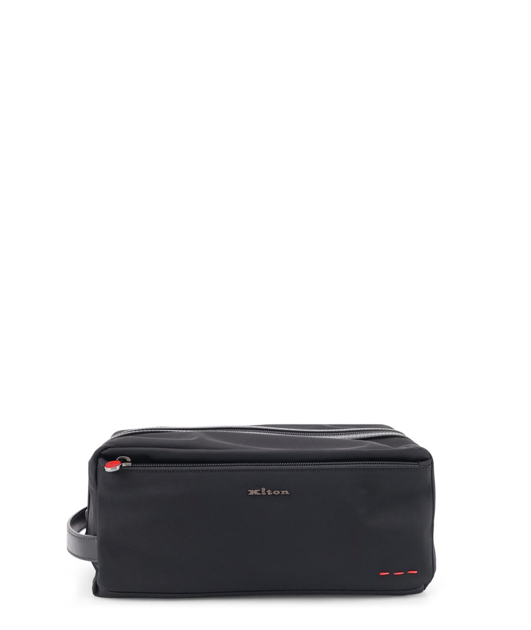 KITON Черная косметичка, фото 1