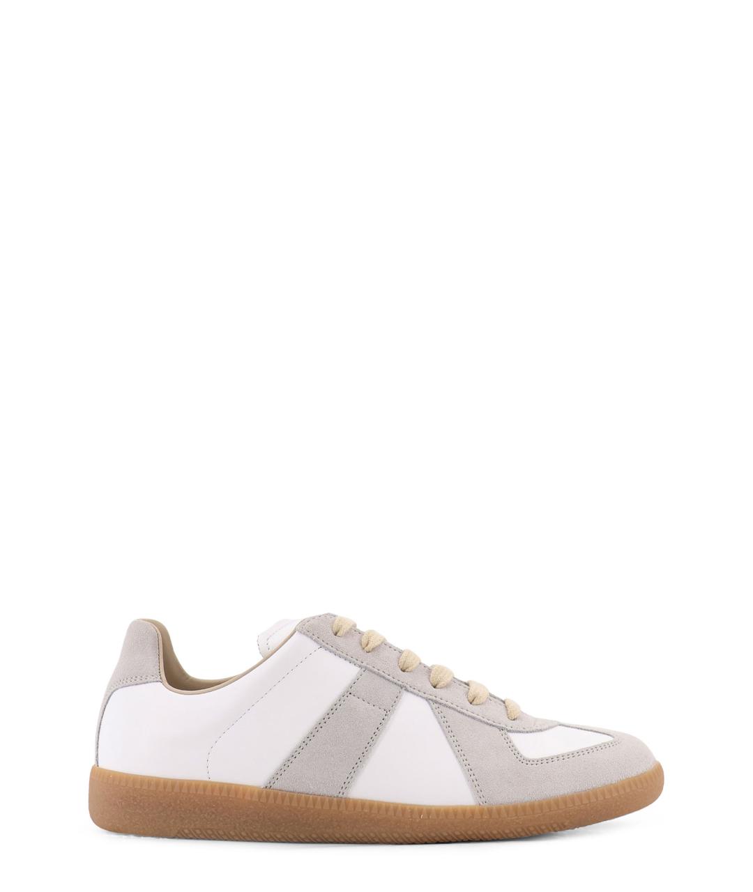 MAISON MARGIELA Мульти кожаные кеды, фото 1