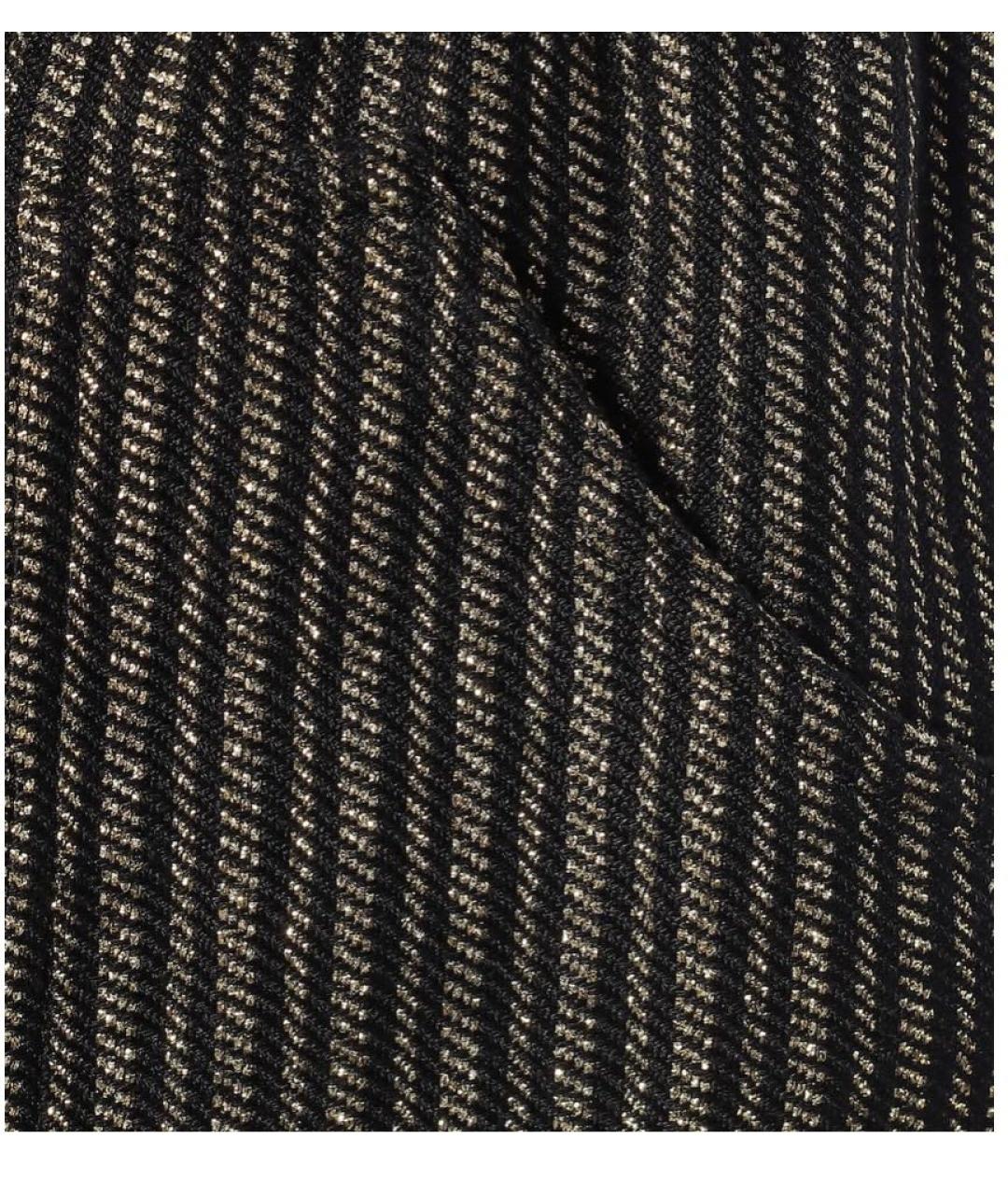SAINT LAURENT Золотые льняные прямые брюки, фото 4