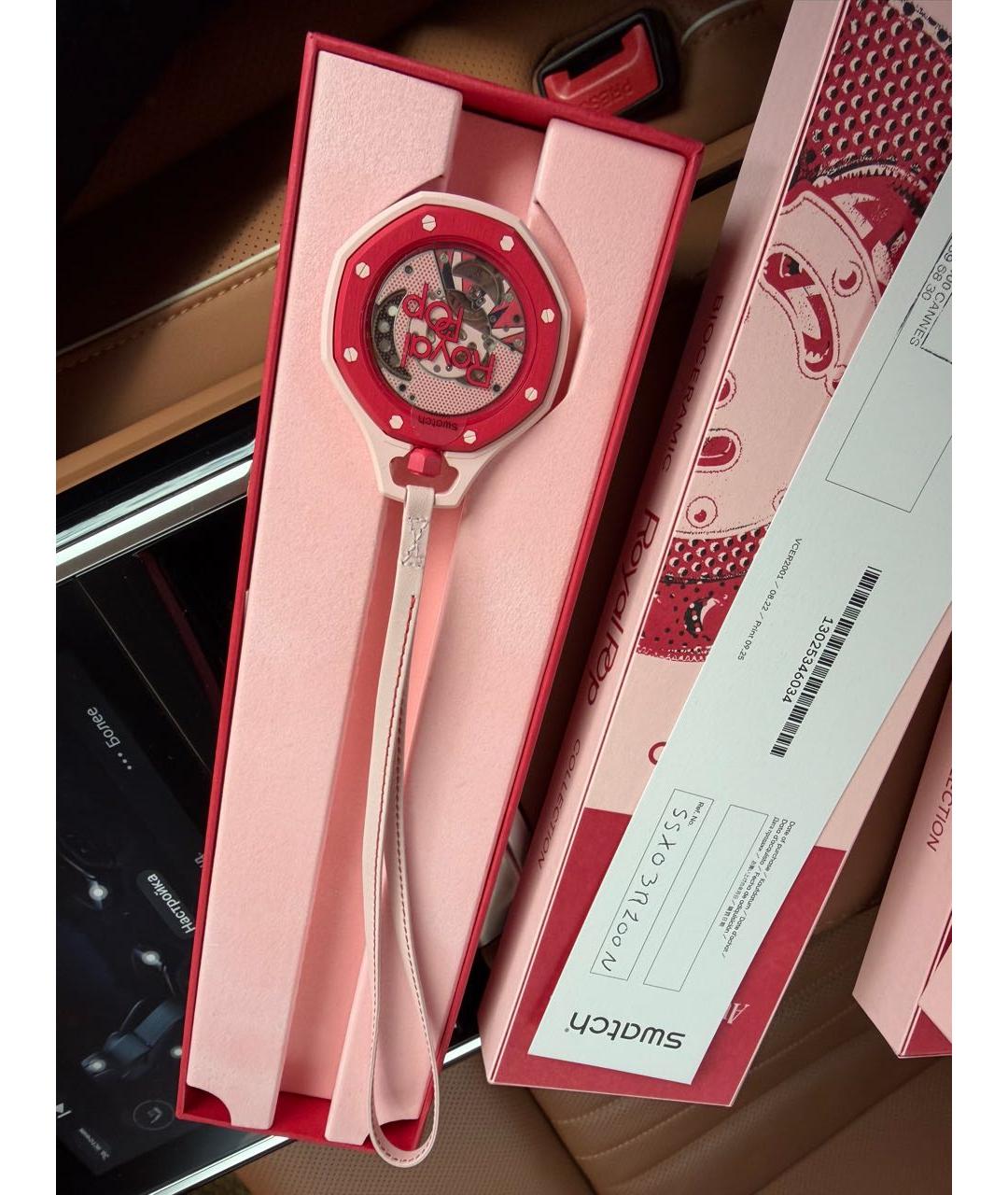 Swatch Коралловые керамические часы, фото 3