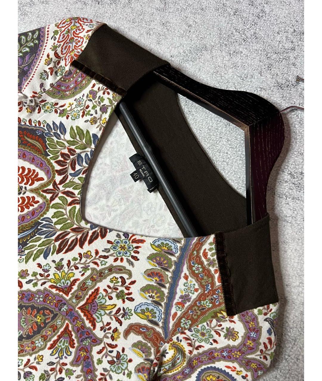 ETRO Мульти вискозное повседневное платье, фото 5