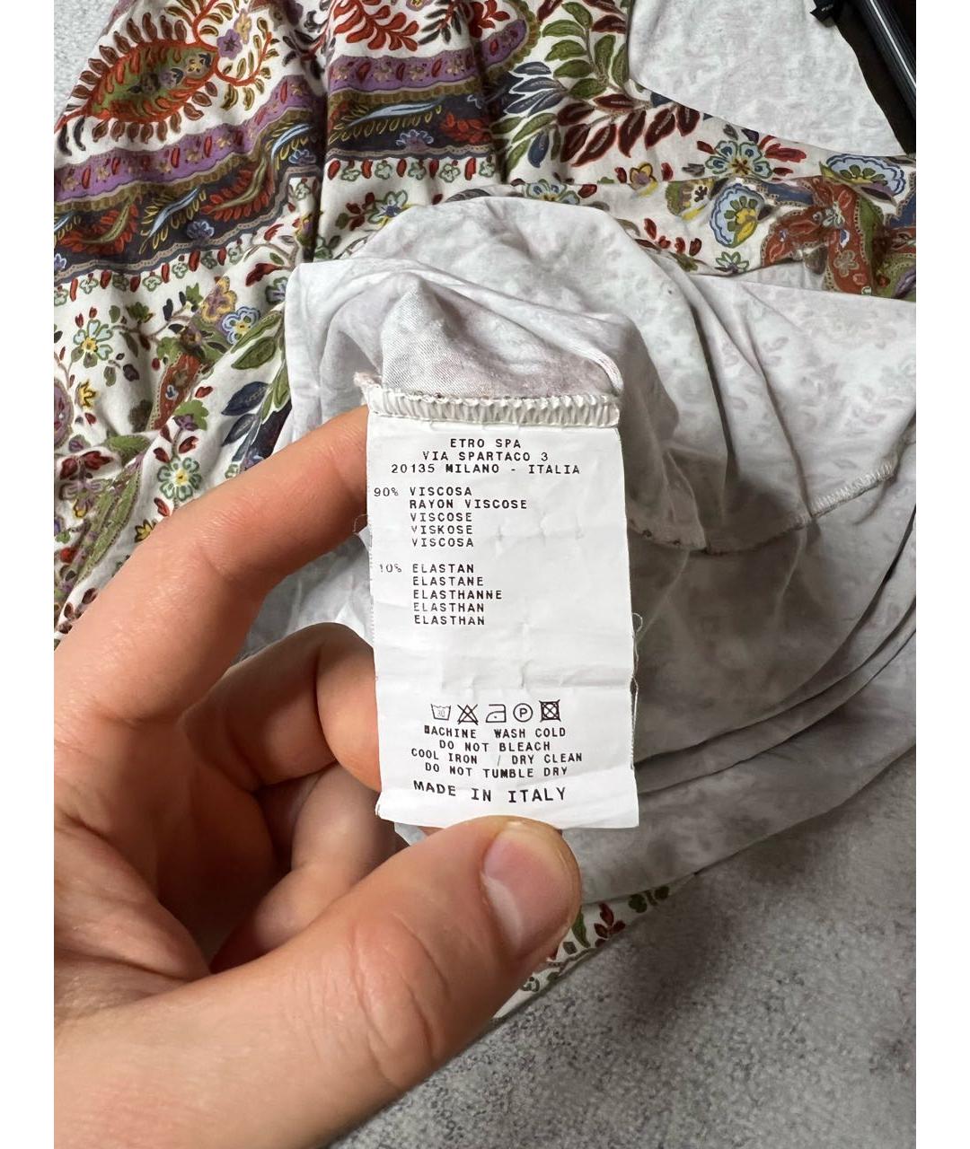ETRO Мульти вискозное повседневное платье, фото 6