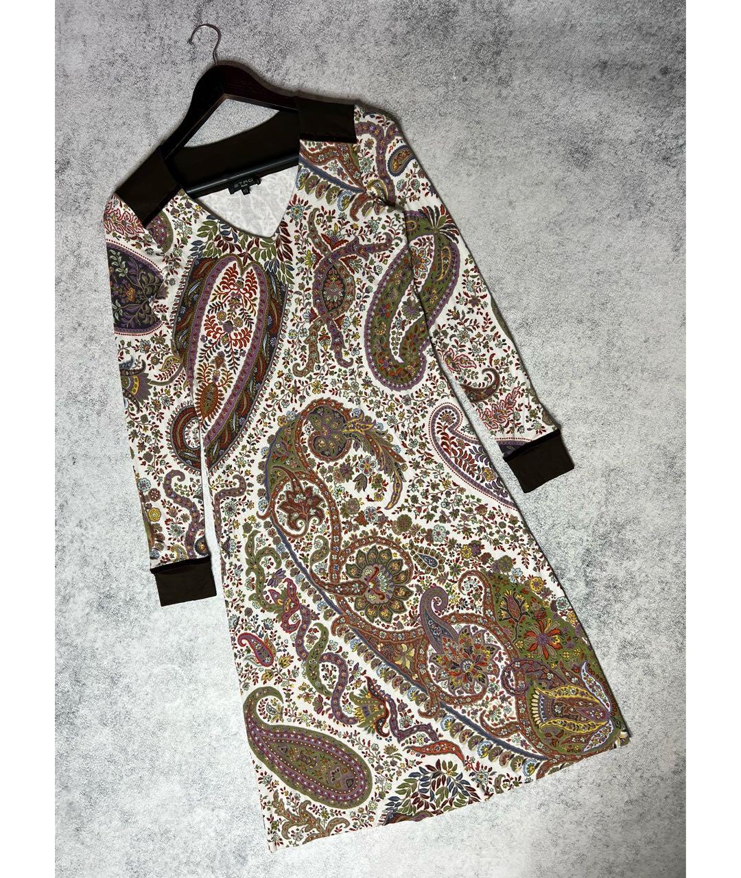 ETRO Мульти вискозное повседневное платье, фото 9