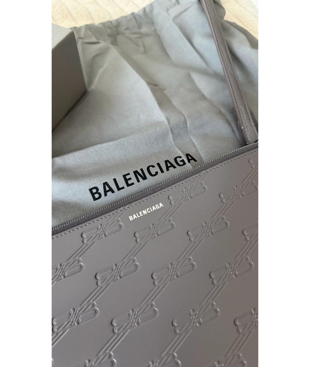 BALENCIAGA Розовая кожаная папка для документов, фото 4