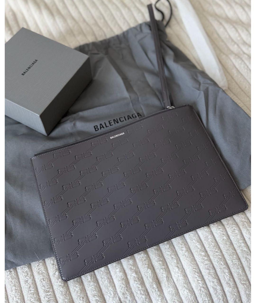 BALENCIAGA Розовая кожаная папка для документов, фото 2