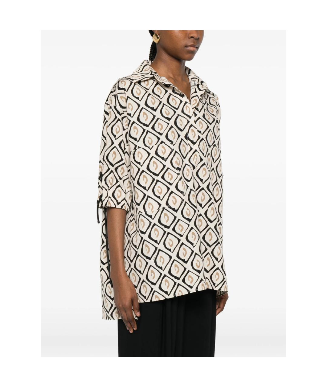 MAX MARA Мульти хлопковая блузы, фото 4