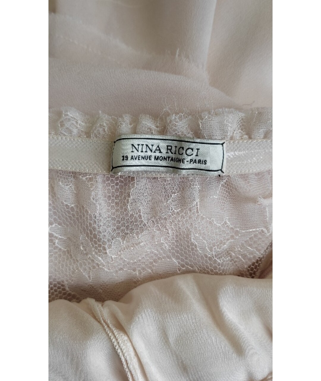NINA RICCI Розовое шелковое платье, фото 4