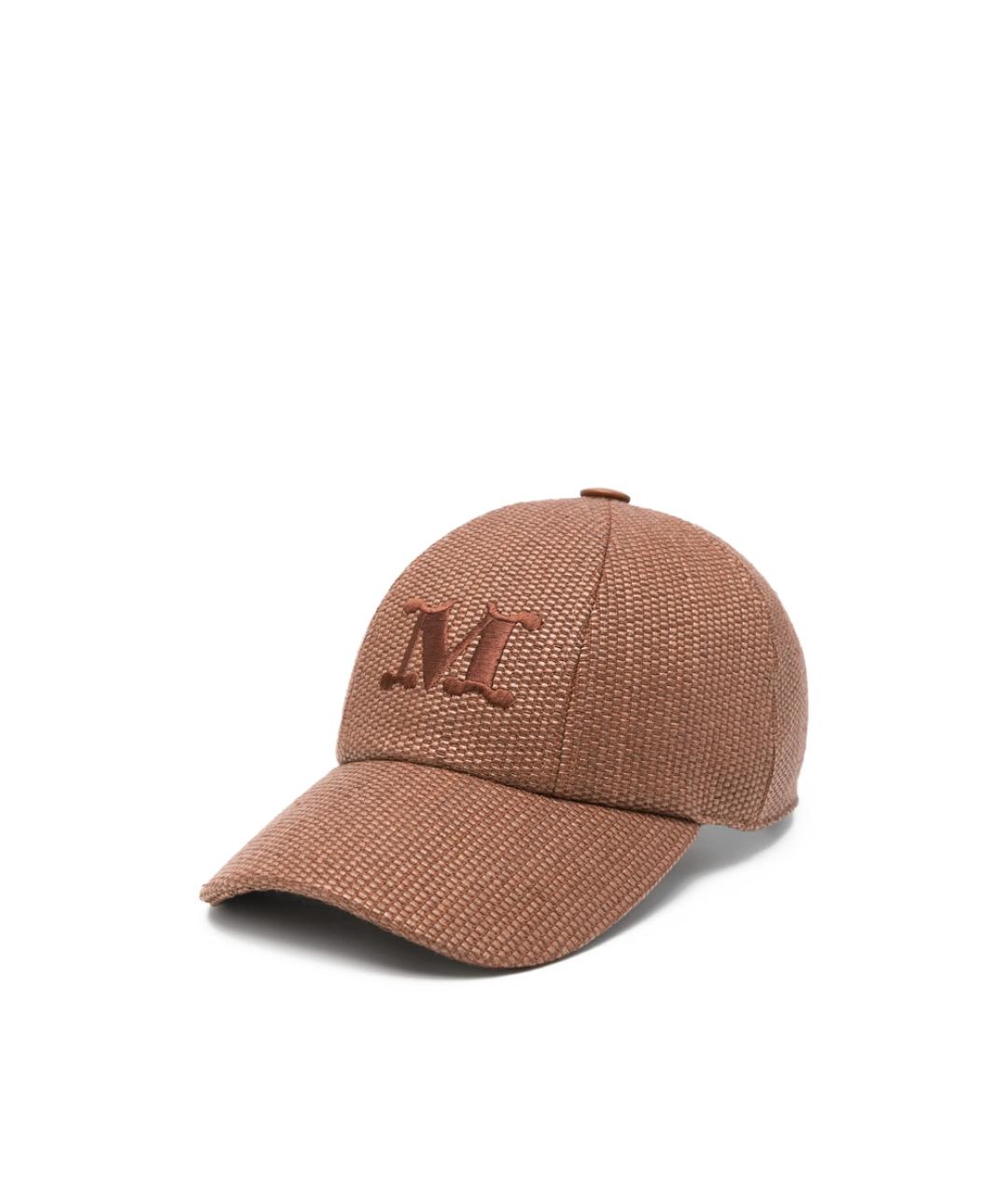 MAX MARA Коричневая кепка, фото 1