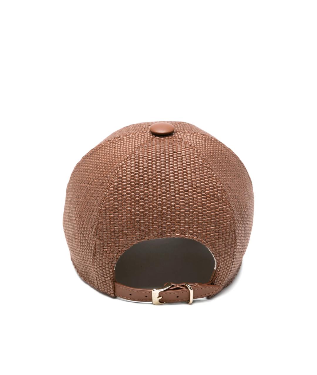 MAX MARA Коричневая кепка, фото 2