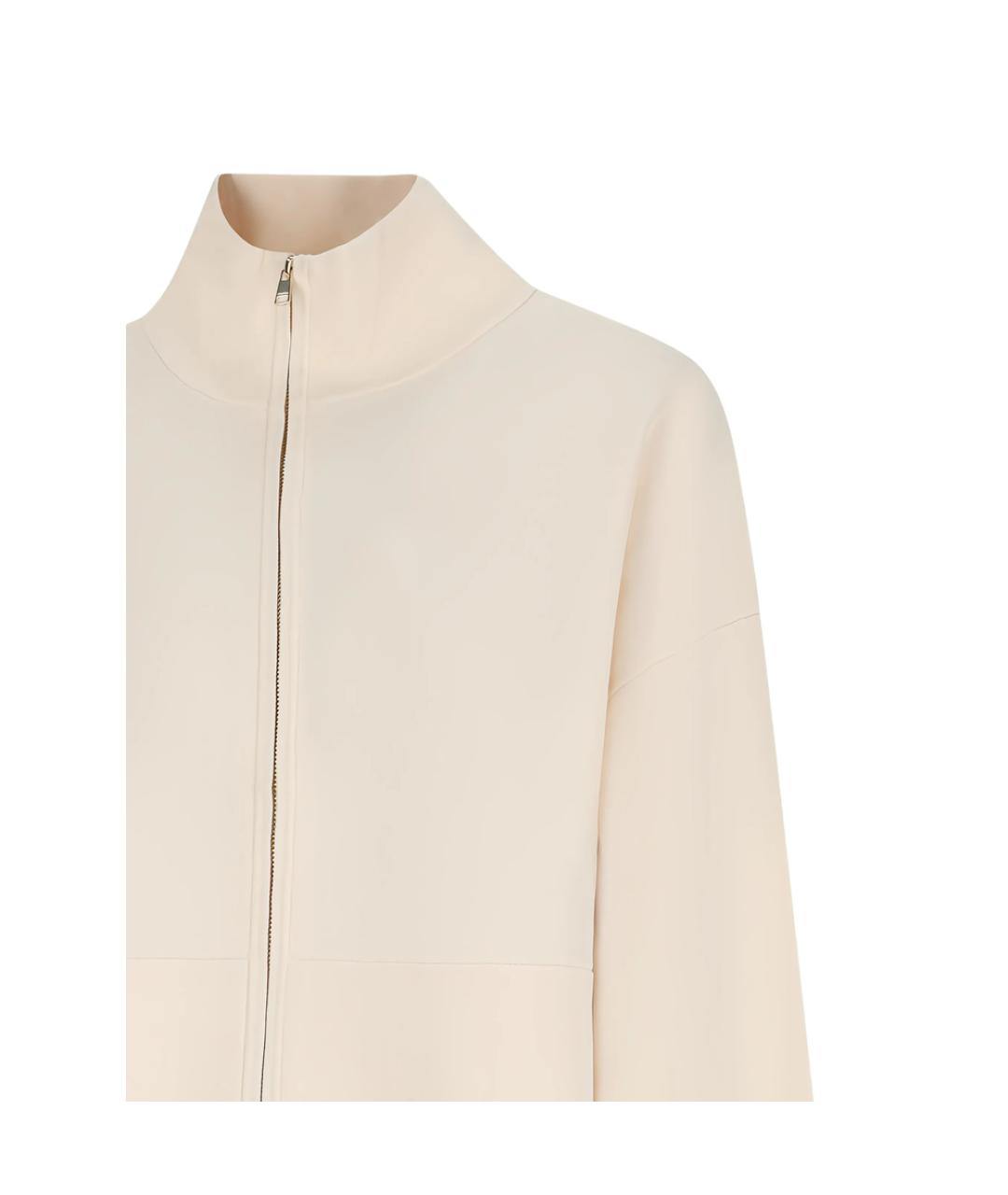 MAX MARA Белый хлопковый кардиган, фото 2