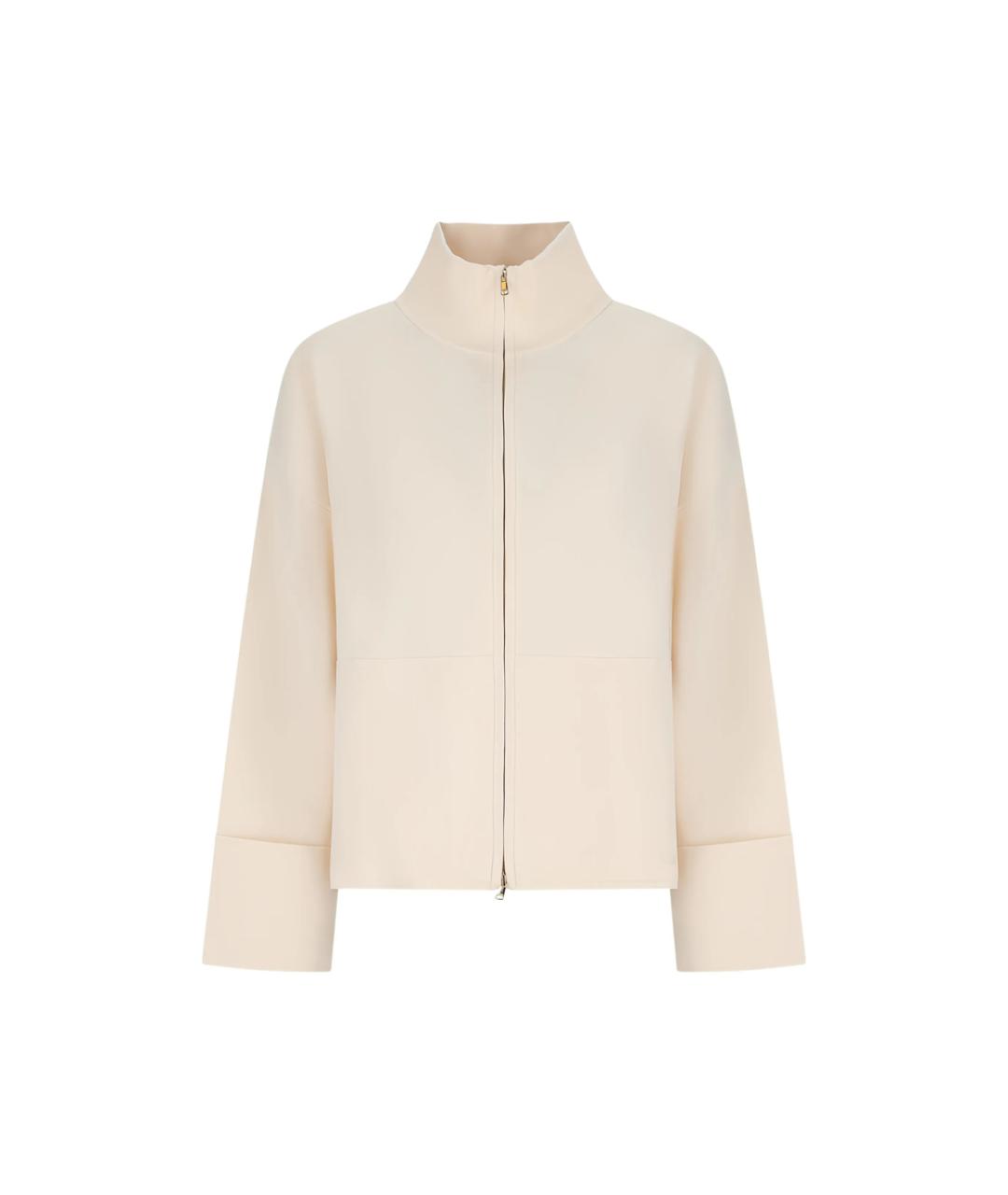 MAX MARA Белый хлопковый кардиган, фото 1