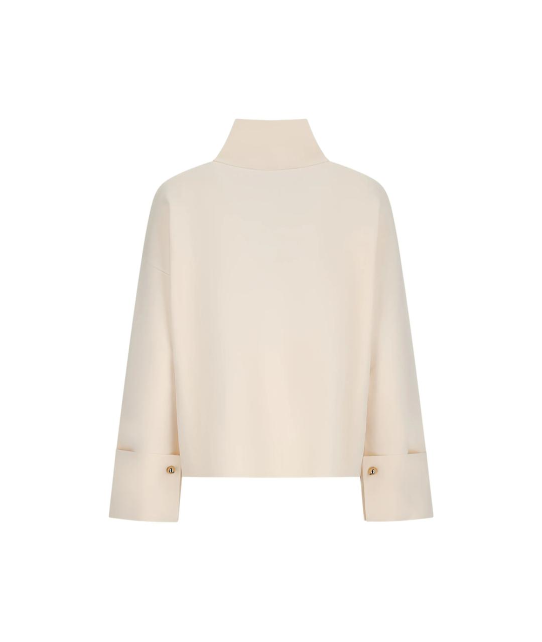 MAX MARA Белый хлопковый кардиган, фото 3