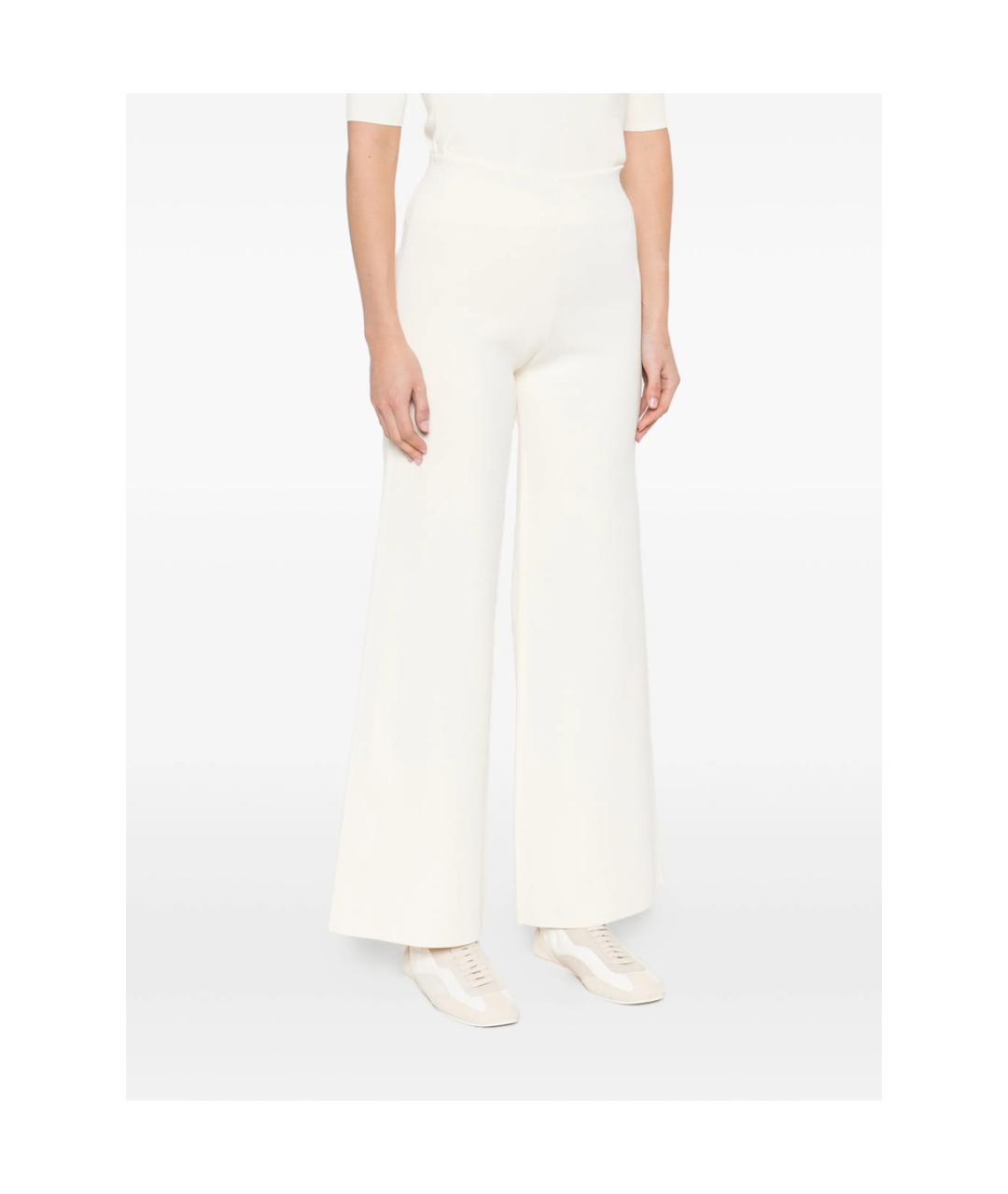 MAX MARA Белые полиамидовые капри, фото 3