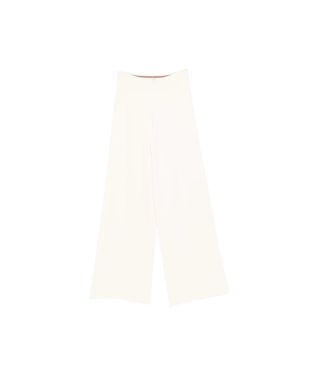MAX MARA Белые полиамидовые капри, фото 1