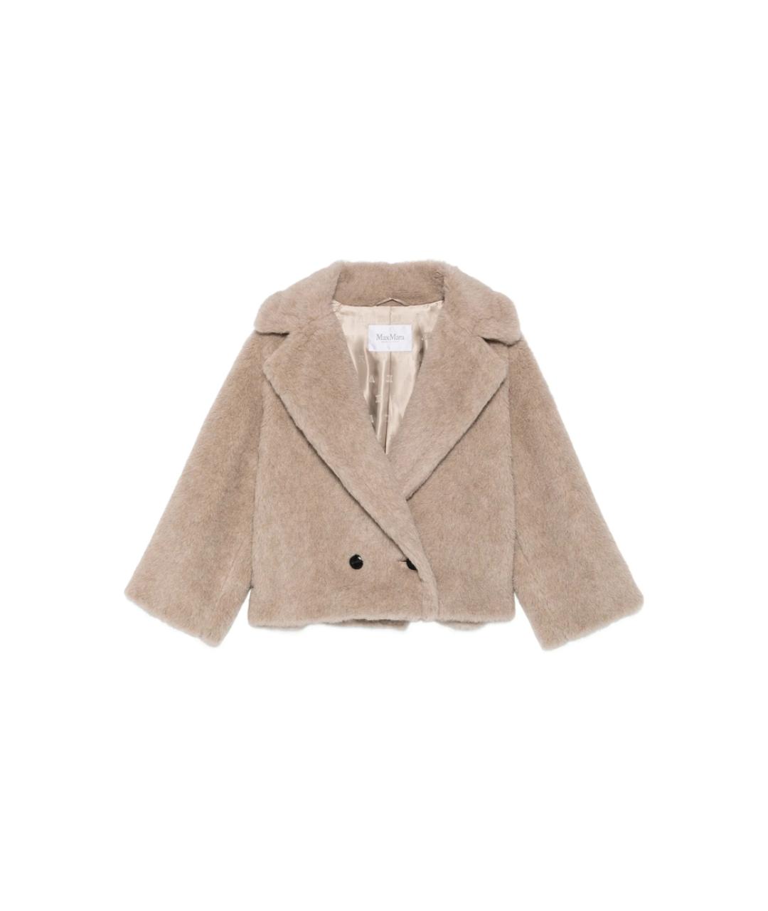 MAX MARA Бежевое кашемировое пальто, фото 1