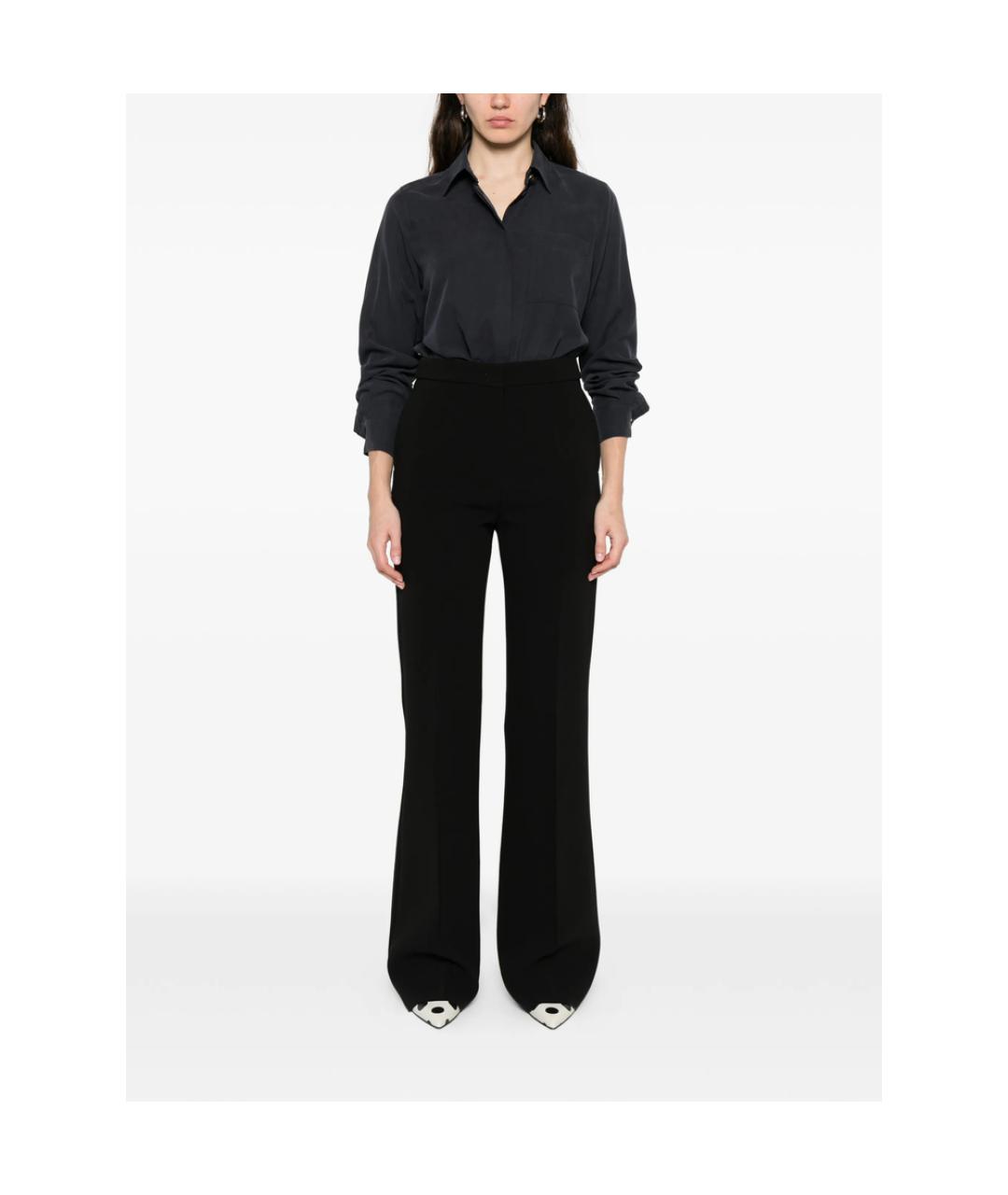 MAX MARA Синяя шелковая рубашка, фото 4