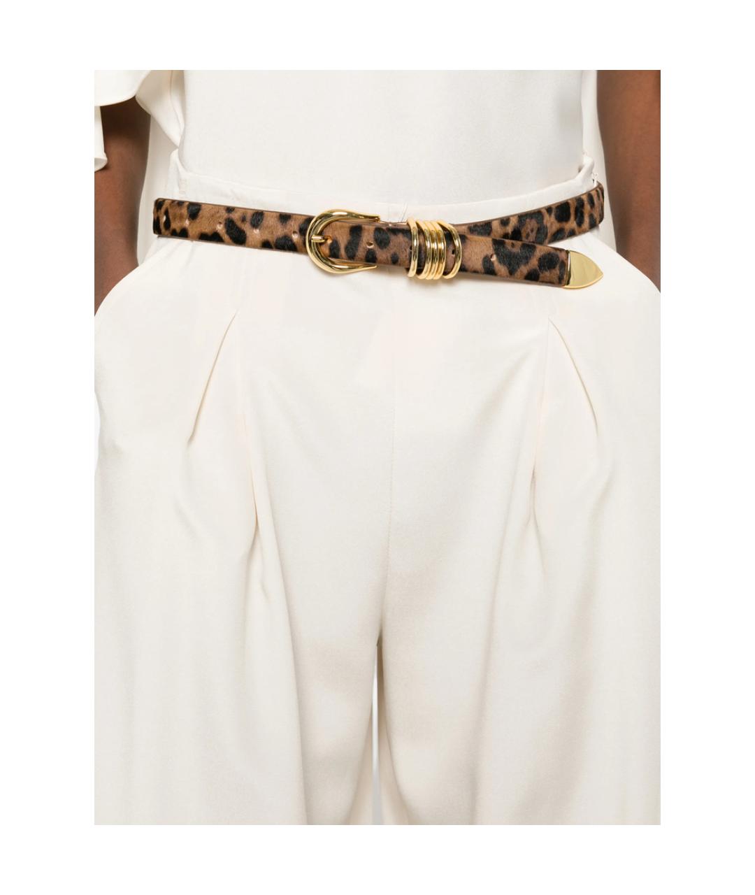 MAX MARA Белые шелковые брюки широкие, фото 3