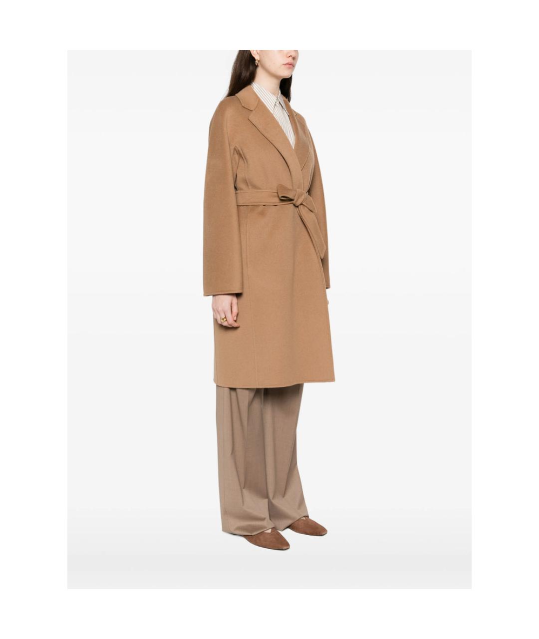 MAX MARA Бежевое кашемировое пальто, фото 2