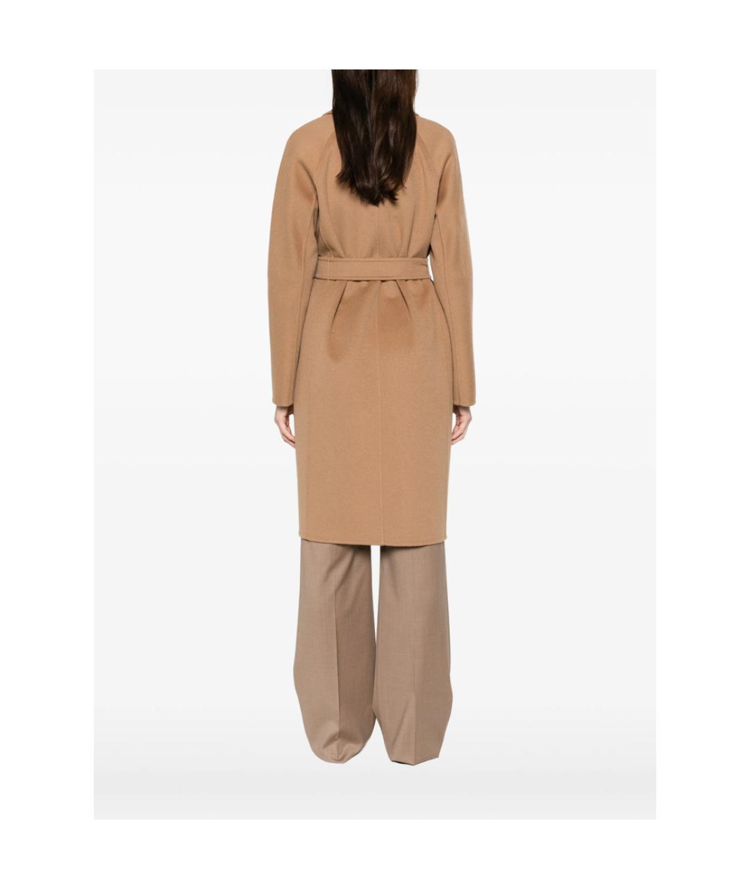 MAX MARA Бежевое кашемировое пальто, фото 4