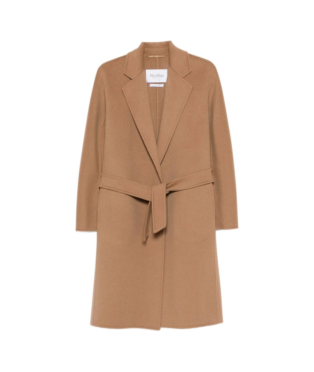 MAX MARA Бежевое кашемировое пальто, фото 1
