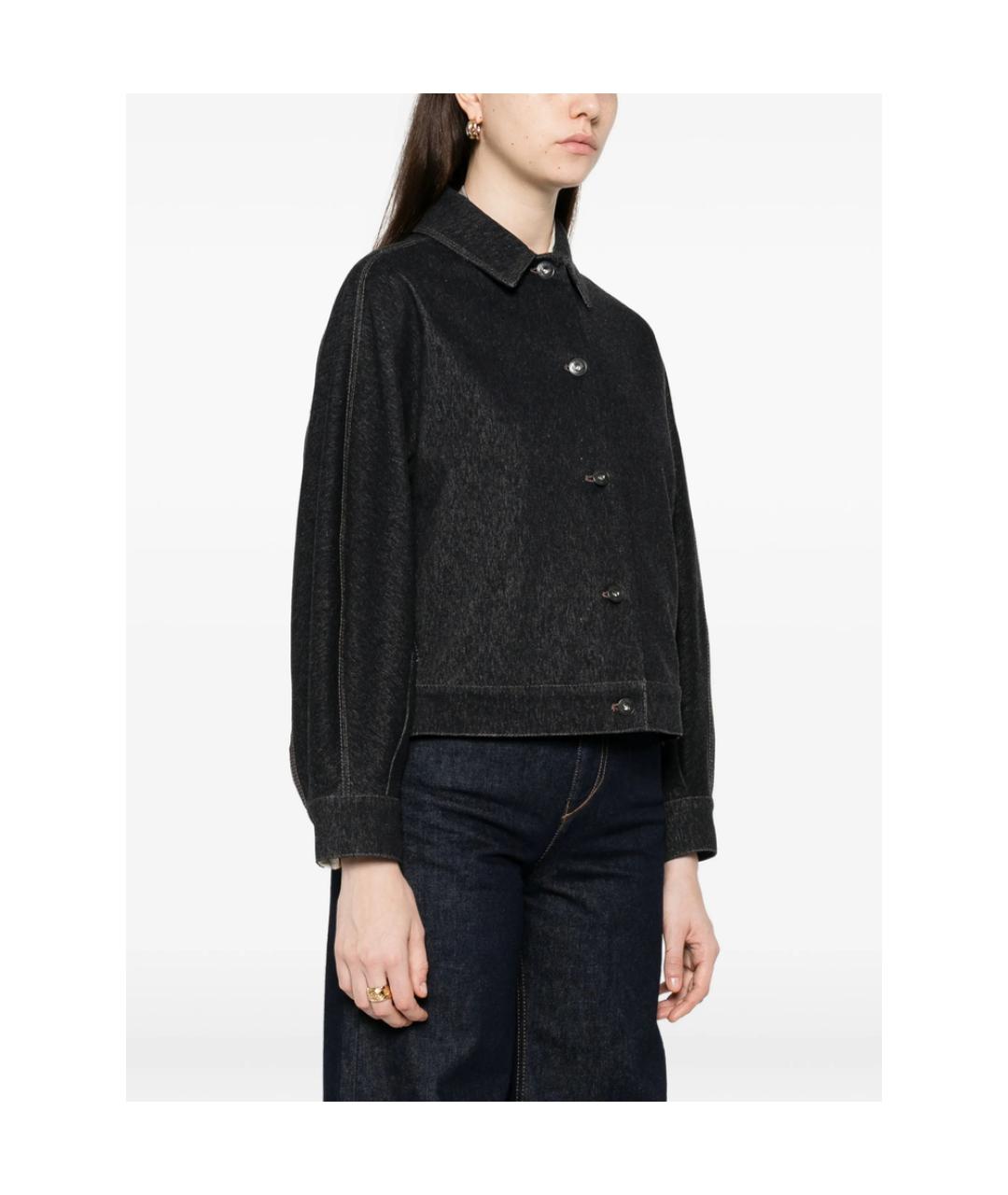 MAX MARA Синяя полиэстеровая куртка, фото 3
