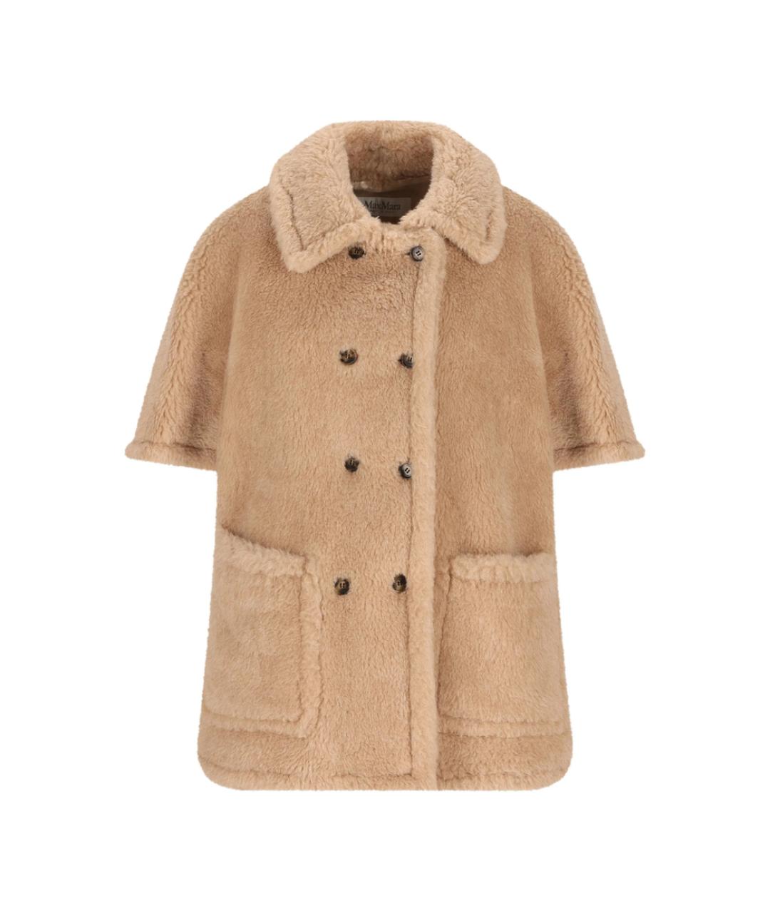 MAX MARA Бежевое кашемировое пальто, фото 1