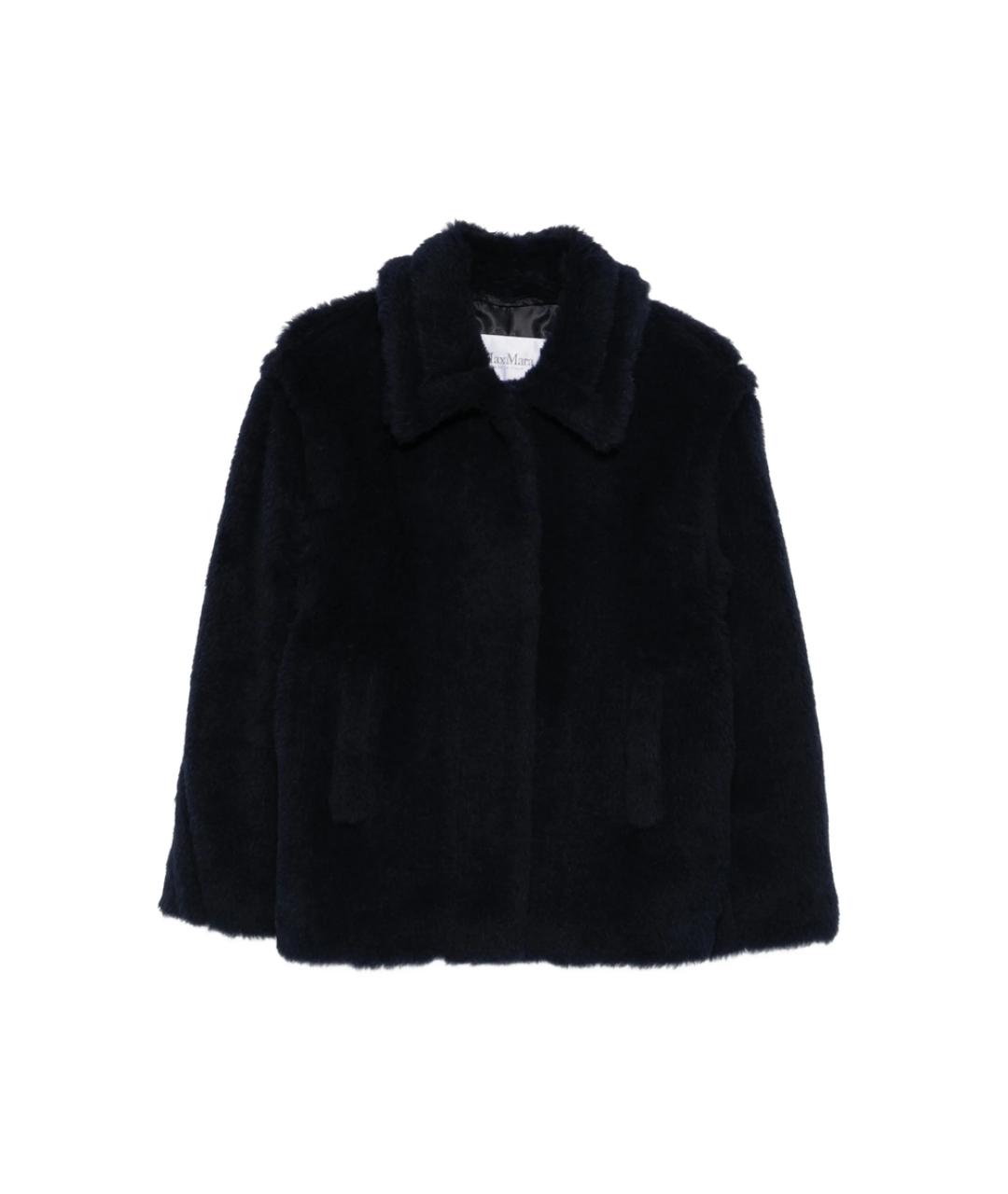 MAX MARA Синее шерстяное пальто, фото 1