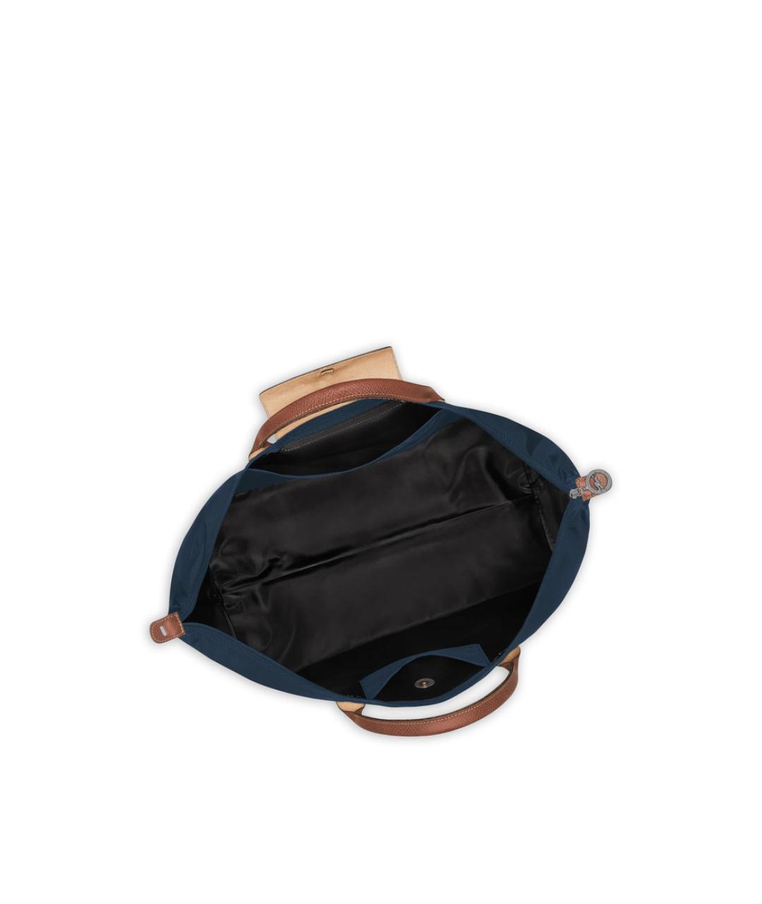 LONGCHAMP Синяя тканевая сумка тоут, фото 3