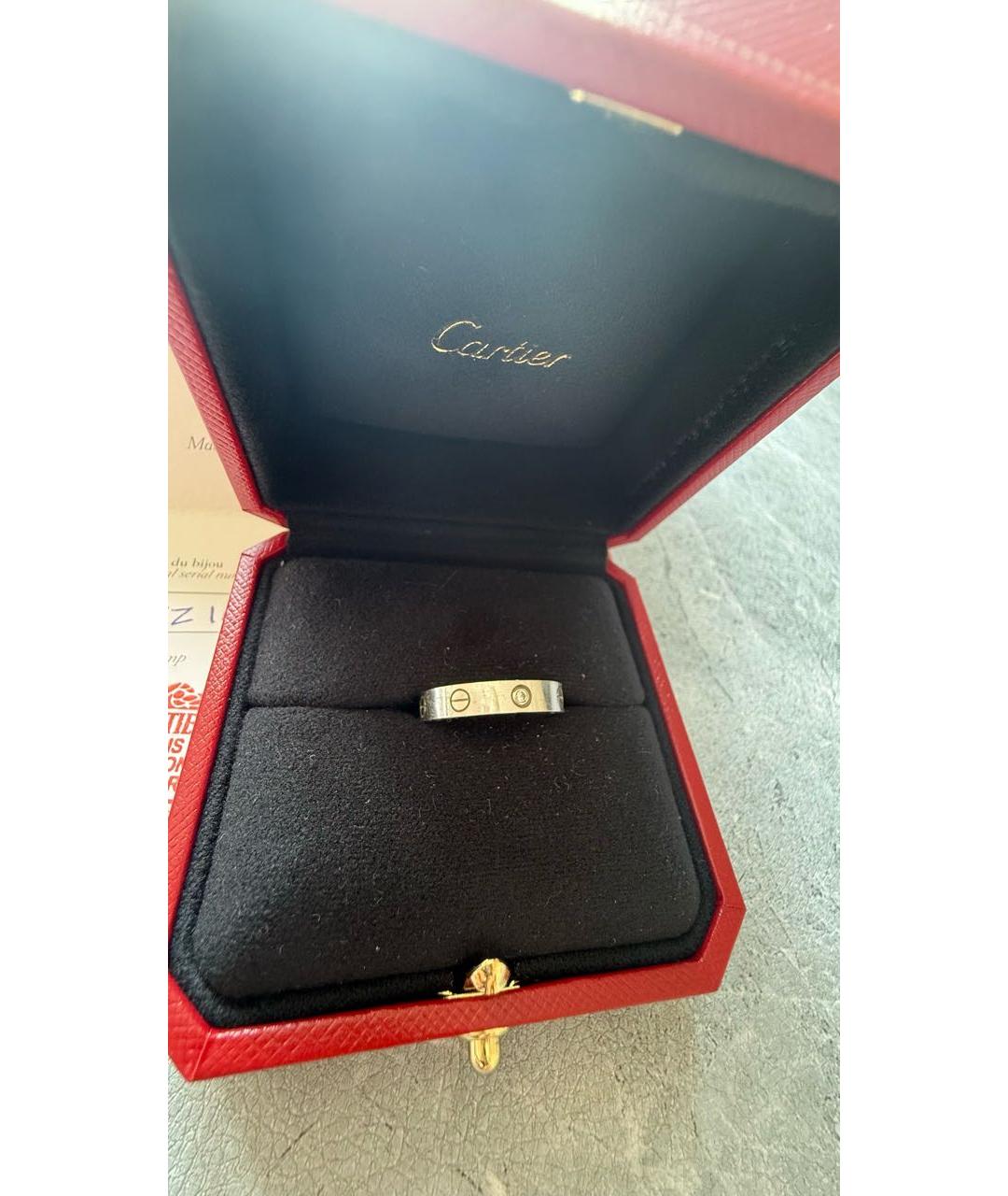 CARTIER Серебряное кольцо из белого золота, фото 4