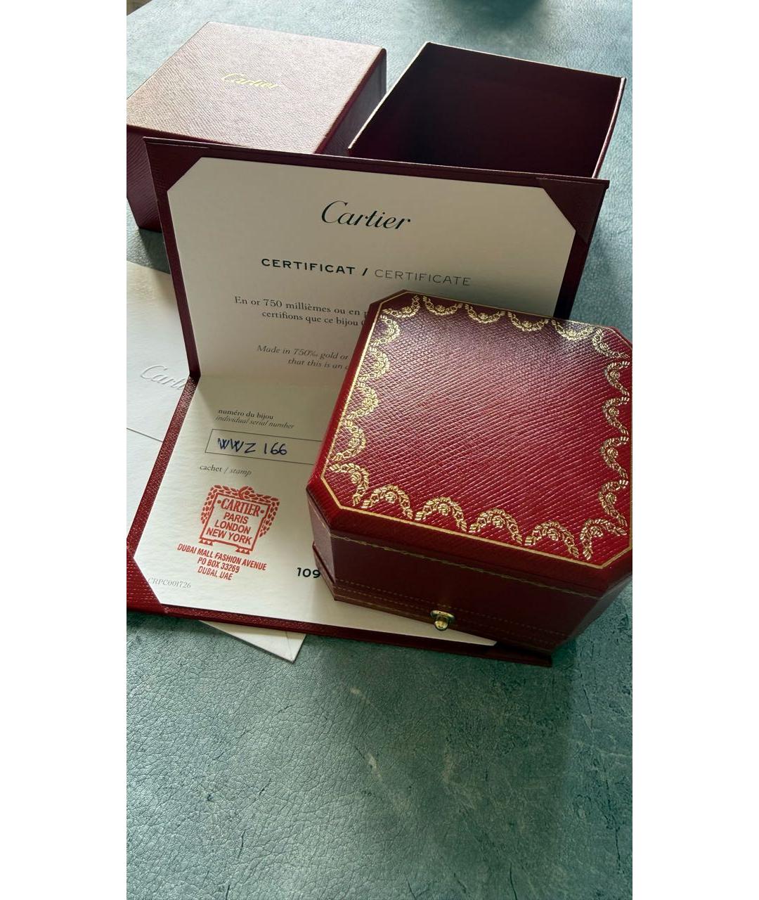 CARTIER Серебряное кольцо из белого золота, фото 2