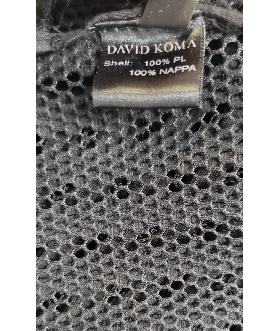 DAVID KOMA Черная полиэстеровая блузы, фото 6