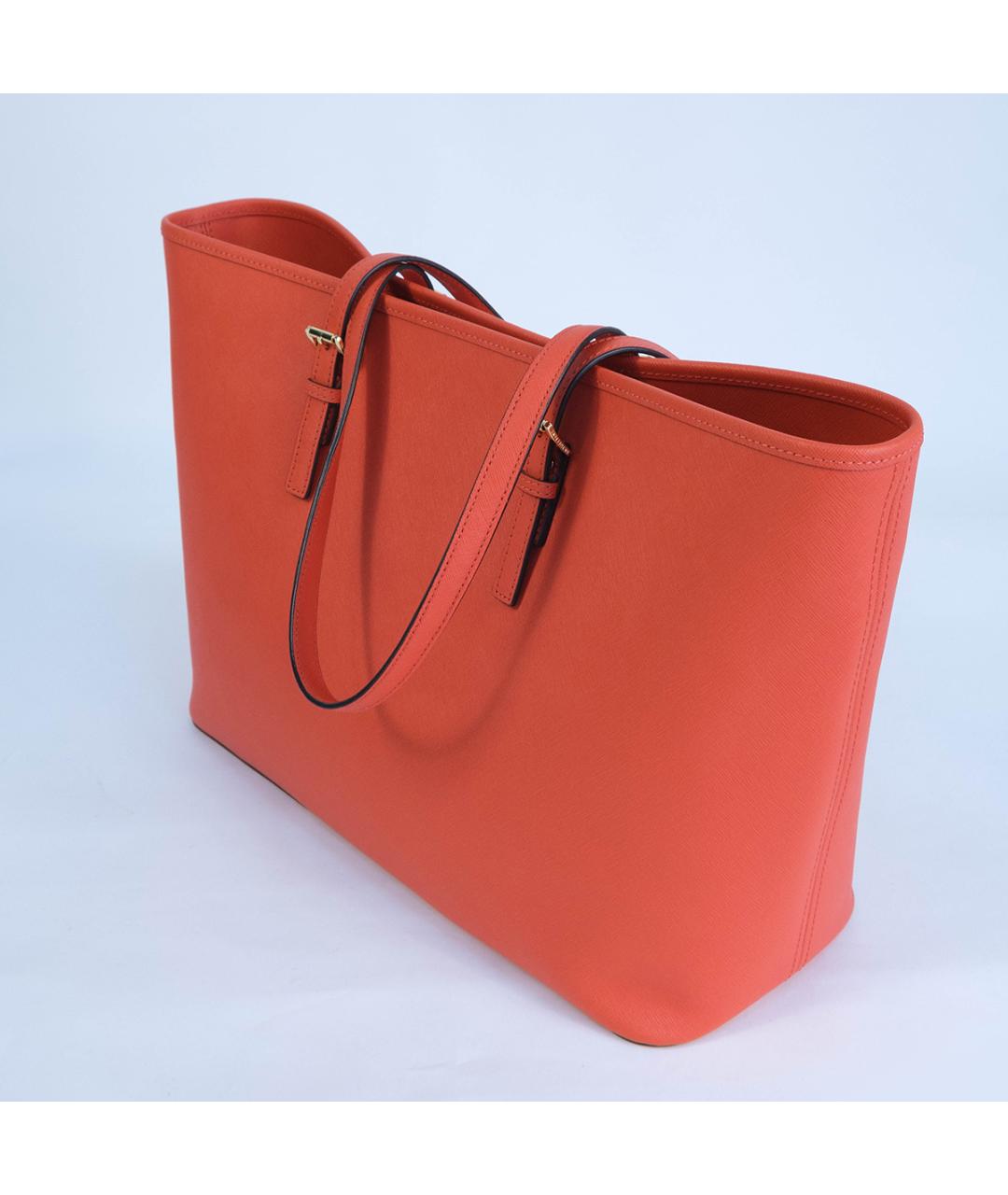 MICHAEL KORS Красная кожаная сумка тоут, фото 4